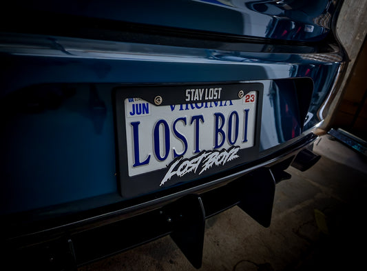 License plate frame