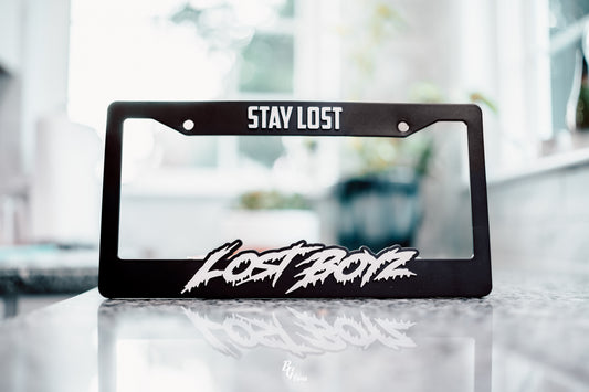 License plate frame